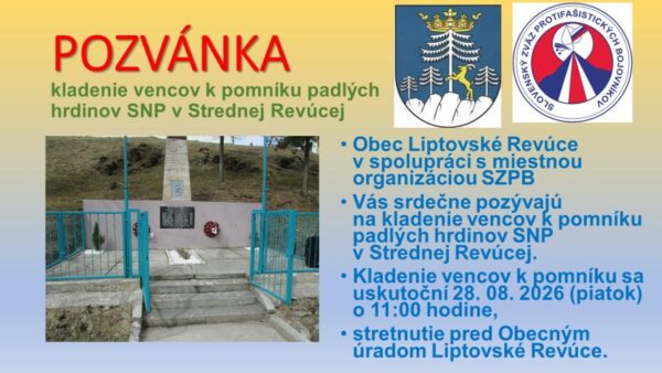 Kladenie vencov Revuce