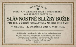 Slavnostne sluzby Bozie